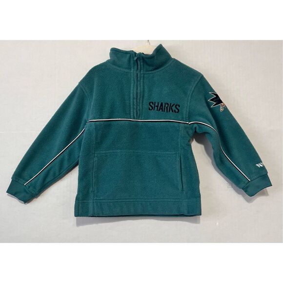 NHL Sharks Fleece Jacket   Boys Size 4T - Picture 1 of 4